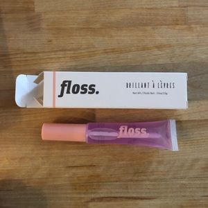 FLOSS Lip Gloss in Yul - Sheer clear/pink - NIB